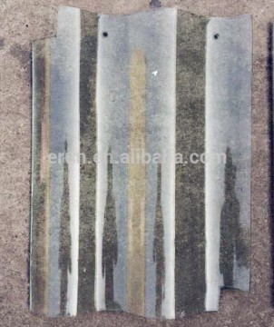 High strength glass roof tile, double bent transparent roofing tiles