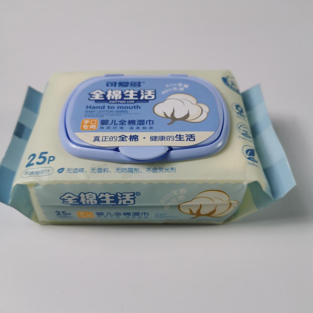Salviette per neonati in cotone asciutto a prezzo all'ingrosso in vendita