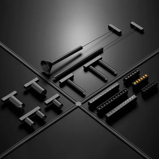 ALLWAY Mini Size Die-Cast Aluminum 6W/8W 48V Magnet COB LED Track Light - Hot Seller