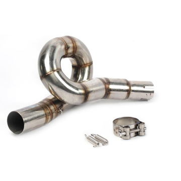 Twisted Middle Link Pipe for BJ300 TNT 300, Slip-On Exhaust Tube & Moto BN300: Enhancing Performance and Style