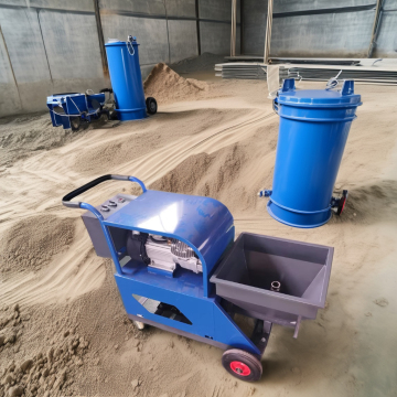 Équipement de pulvérisation murale efficace pour le ciment et le sable