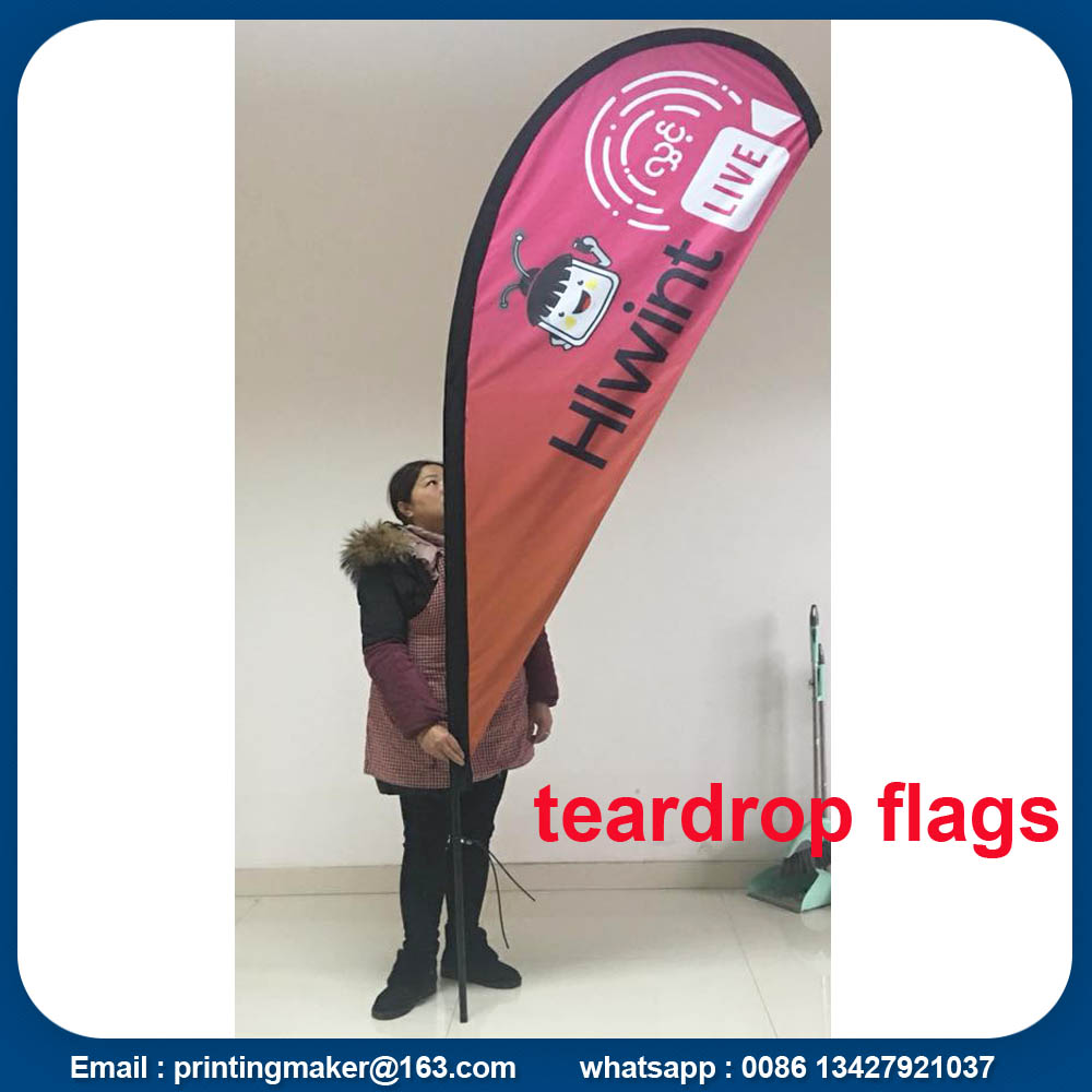 Custom Teardrop Flag Banner