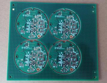 4 طبقات PCB مع قناع لحام أخضر ENIG التشطيب