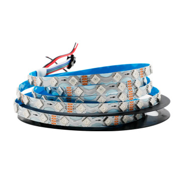 SK6812 Digital Pixel Light Strip - DC12V 60LEDs/meter RGBIC S Shape LED Strip for Advertising