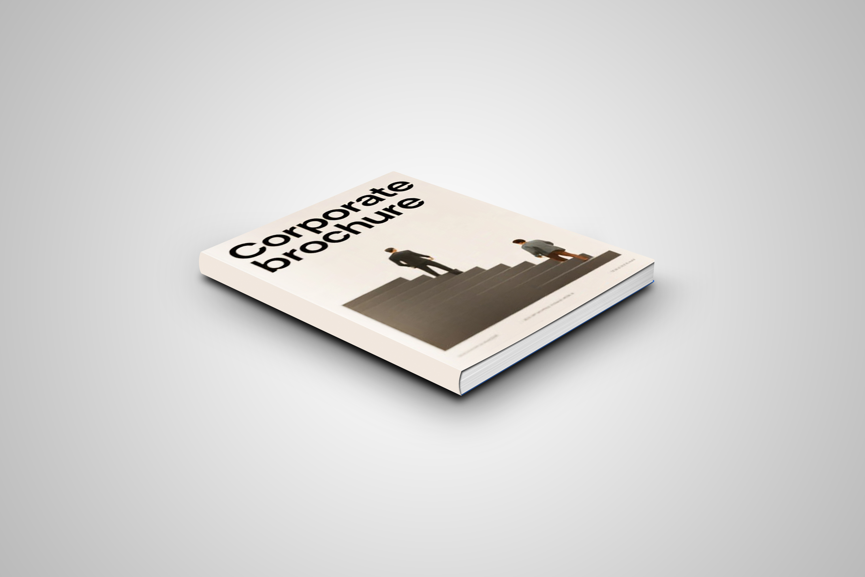 Glue binding book brochures