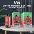 Sopro Monitor Box E-Cigarette 8000