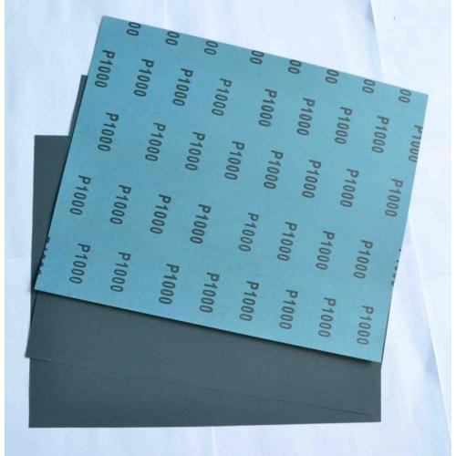 Giấy cao su màu xanh Silicon Carbide giấy chống thấm