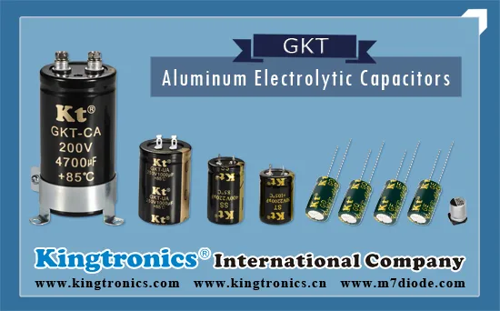 Kt Kingtronics Wide Variety of Aluminum Electrolytic Capacitors -- GKT