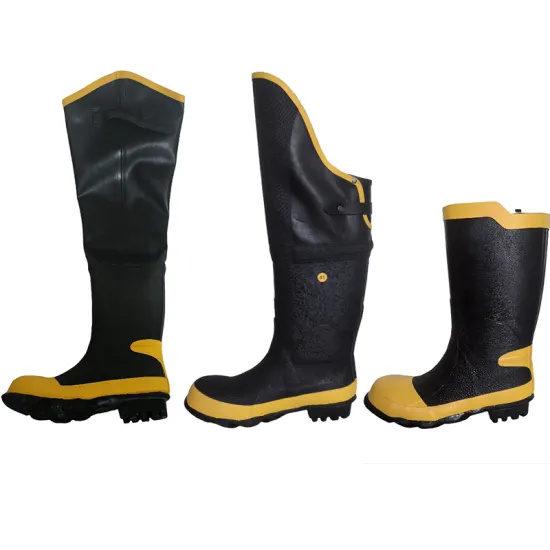 Best Selling Steel Toe Rubber Boots - 100% Waterproof Work Safety Hunting Shoes