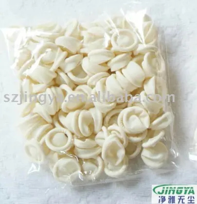 White latex finger cots