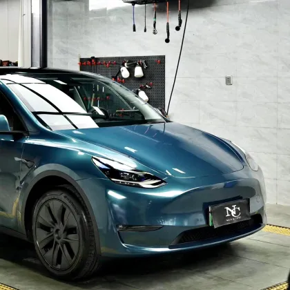 Avalon Green Metallice Car Wrap