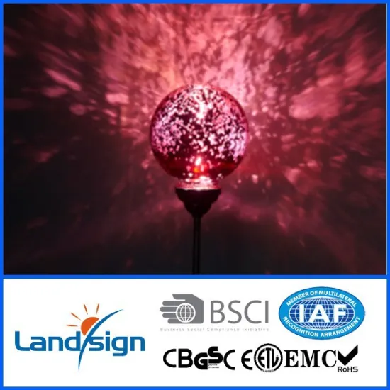 Cixi Landsign new series super powered solar Christmas glass ball light