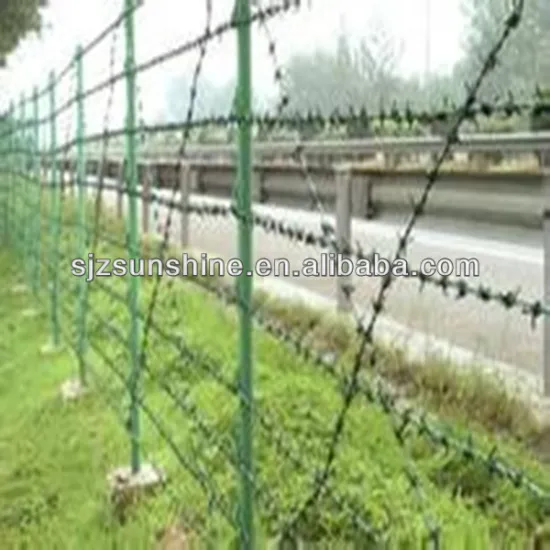 pvc coated barbed wire with core black wire
