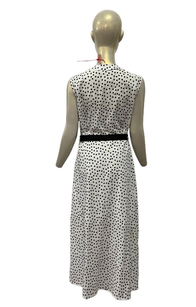 Soft Linen Print With Belt