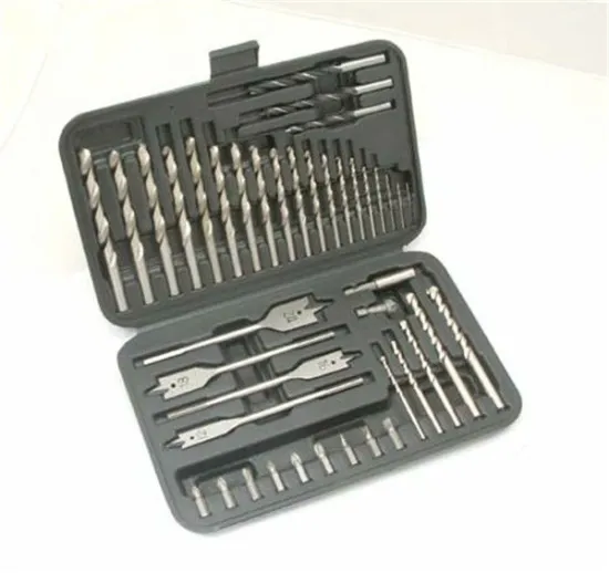 42PCS Drills Bits Set(TWIST DRILL BITS/FLAT WOOD BITS/MASONRY DRILL BIT)
