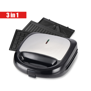 Vendite a caldo staccabile Electric Waffle Maker Grill-Maker sandwich 3 in 1