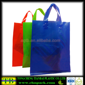 New product soft loop plastic handle bag clothes garment bag