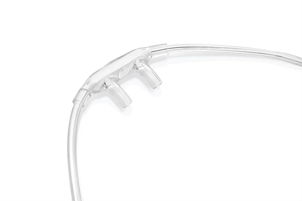 Double Hole Colored Nasal Oxygen Cannula