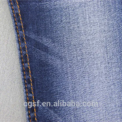 Satin denim colored stretch denim fabric raw denim fabric,SF1102