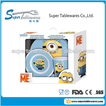 Despicable Me Minions 3-Piece Melamine Set in Gift Box