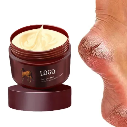 Private Label Dry Foot Crack Repair Horse Oil Hand and Foot Moisture Cream