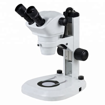 LED Illuminated Binocular Zoom Stereo Microscope with Magnification Range of 0.8X to 5.0X