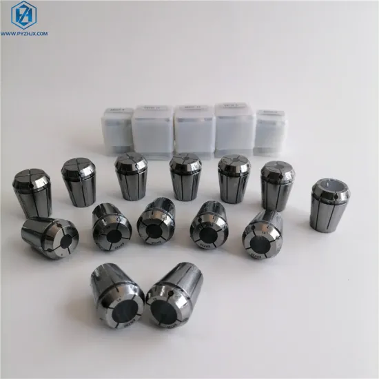 ER Series DIN6499 Rubber Sealed Collets with Coolant Support (ER11, ER16, ER20, ER25, ER32, ER40)