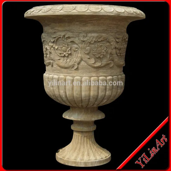Stone Antique Carving Flower Stand(YL-Z031)