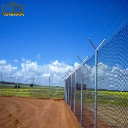 High-Security Anti-Climb Chain Link Fence