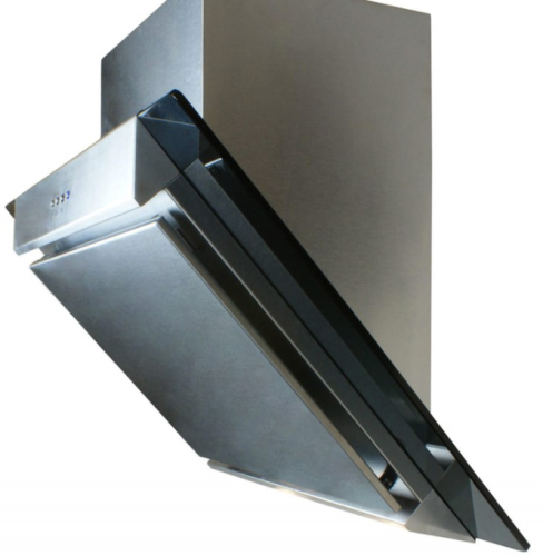 60CM Angled Glass and Steel Hoods