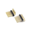 Encabezado del pasador de 1.27 mm Ángulo recto SQ0.4 mm