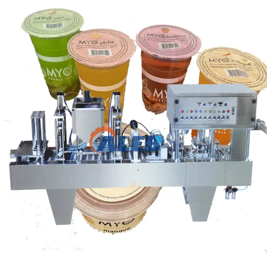 Automatic Linear Yogurt, Jelly, and Water Cup Filling & Sealing Packaging Machine: Streamlining Food Production