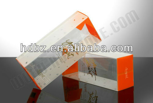 2013 square clear pet pvc cylinder tube box