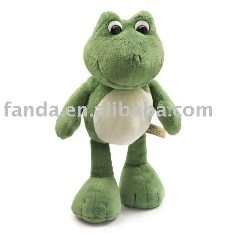 plush pet frog toy