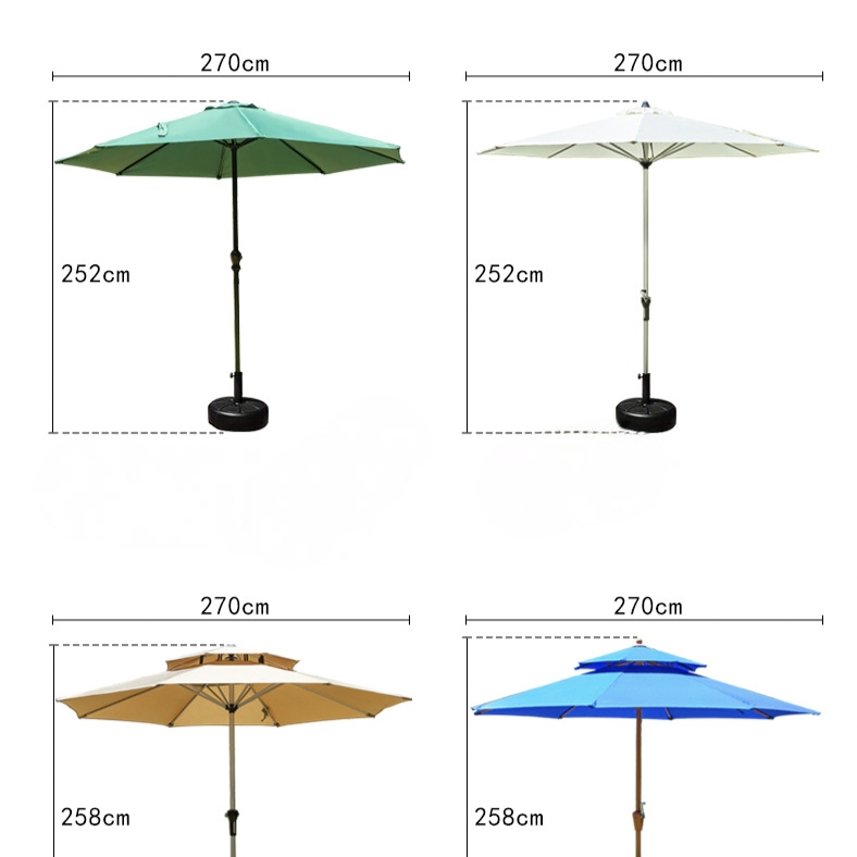 white patio umbrella