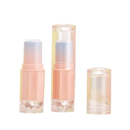 Stock 12.1mm Round Pink Color Gradient Lipstick Container