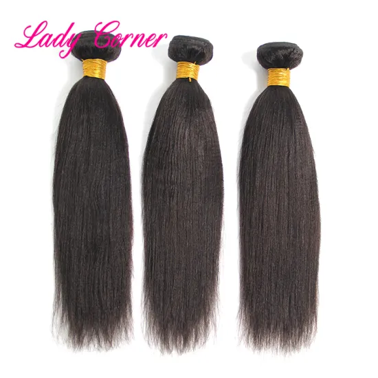 good feedback 5star  custom logo cheap brazilian cambodian hair, raw virgin yaki straight human hair wefts