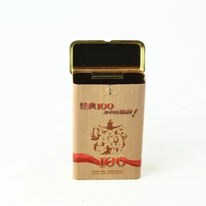 metal cigarette tin box