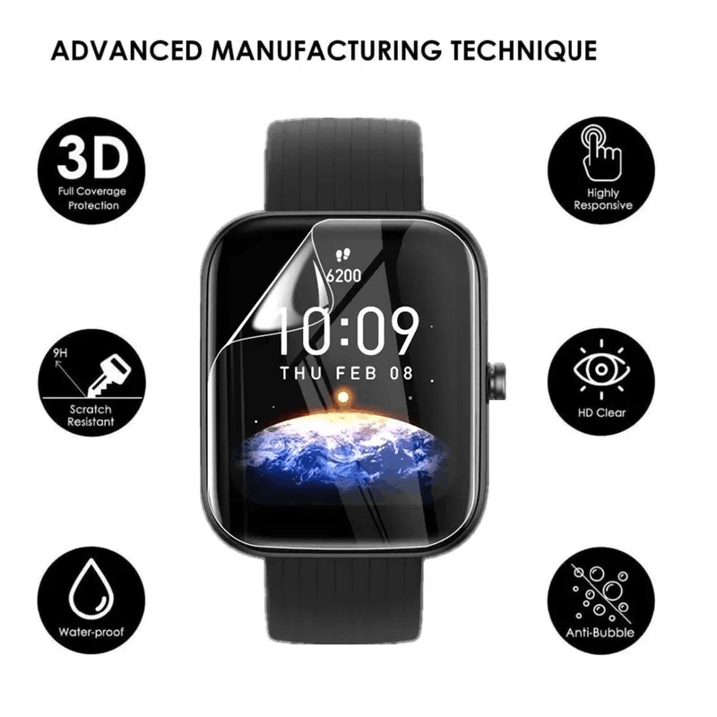 Novo protetor de tela anti-fingerprint tpu para samsung watch5