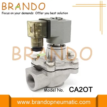 CA20T 3/4'' Threaded Dust Collector Diaphragm Pulse Jet Solenoid Valve For Dust Removal 24V DC 24V 110V 220V AC