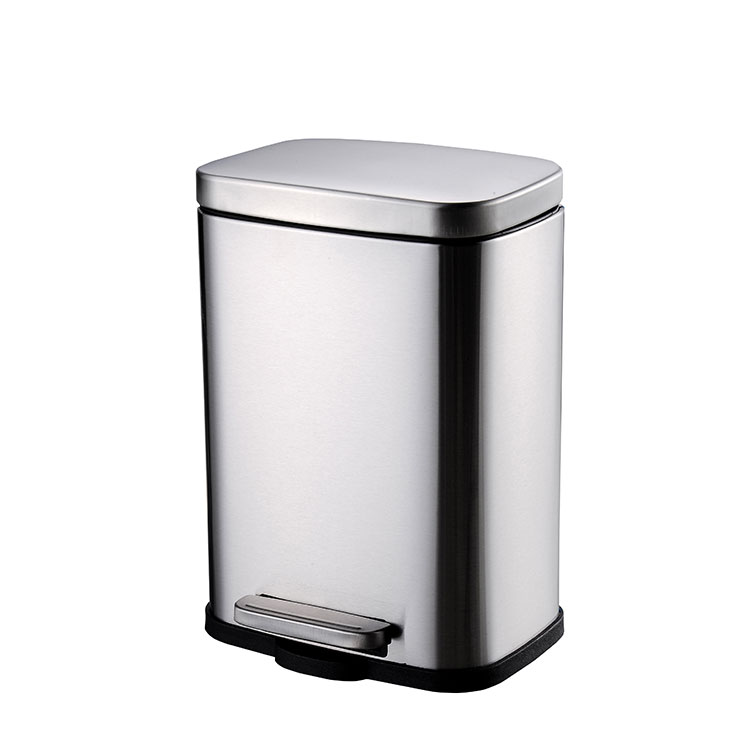 Rectangular Stainless Steel Waste Bin