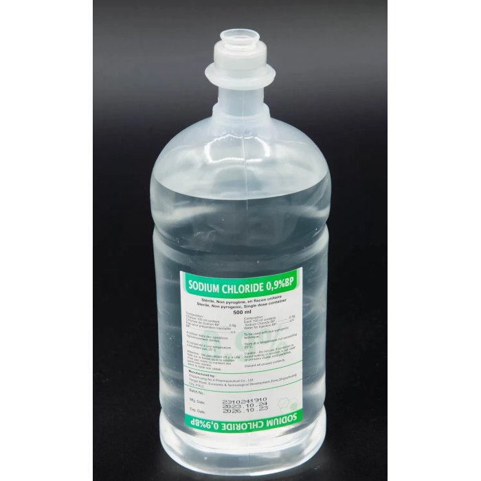 حقن كلوريد الصوديوم 1000 مل