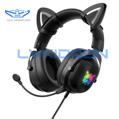 Professional Gaming Headset with Microphone for Computer: X11 Cat Ears Astro Style