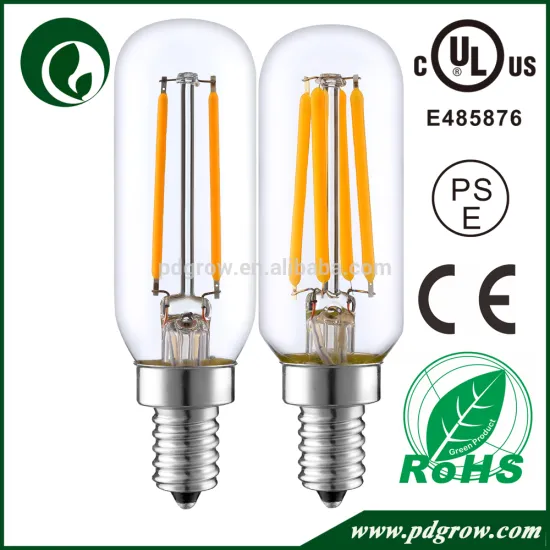 high lumen 1w 2w Ra80 Ra90 dimmable light bulb T25 e14 filament led