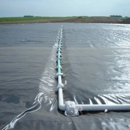 Canals liner HDPE geomembrane