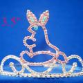 Easter Pink Cute Bunny Pageant Crowns