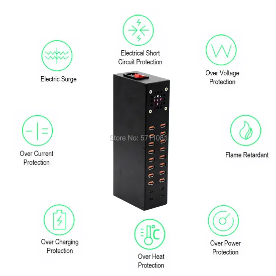 Charging Station Base QC 2.0 Fast PD Charger
