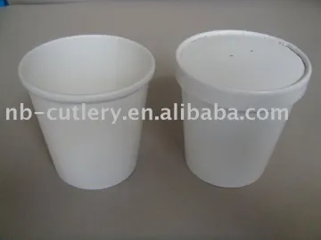 cardboard paper soup cup