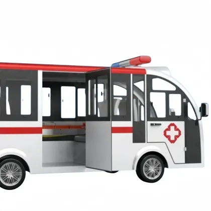 72V Electric Ambulance Car for Patient Transportation