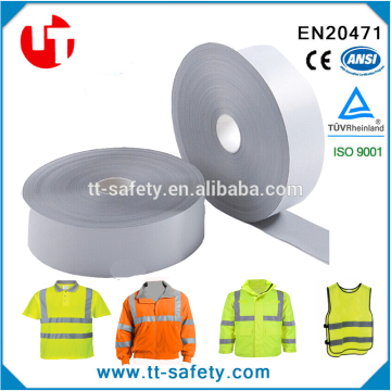 high visibility silver TC wholesale safety uniform shirts reflective tape